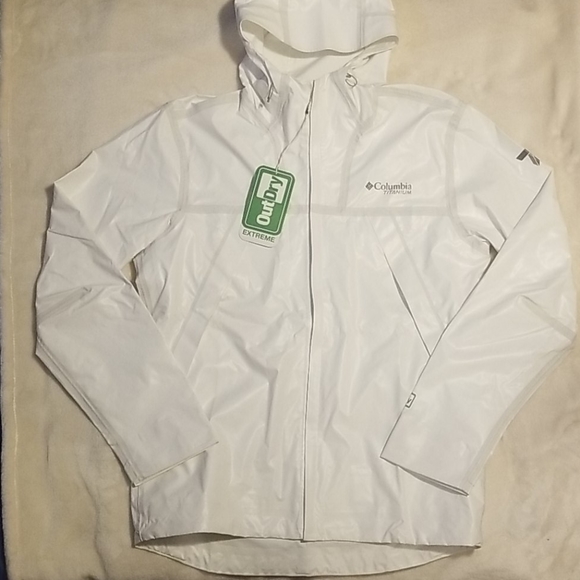 Columbia Other - Brand New White Columbia Titanium Outdry Raincoat